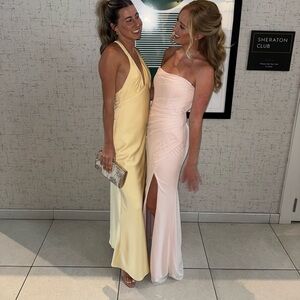 Evening Strapless Pink Dresses
